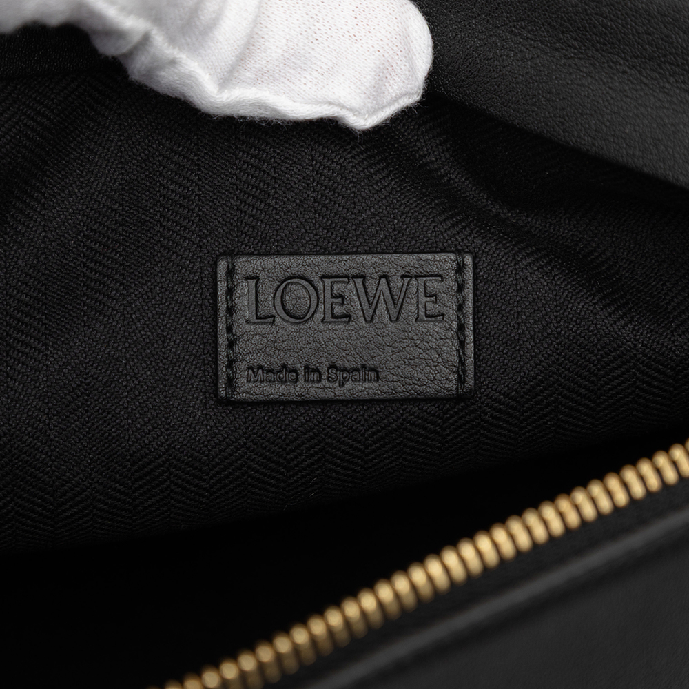 Pre-Loved LOEWE Calfskin Anagram See U Later T Pouch - Picture 5 of 8